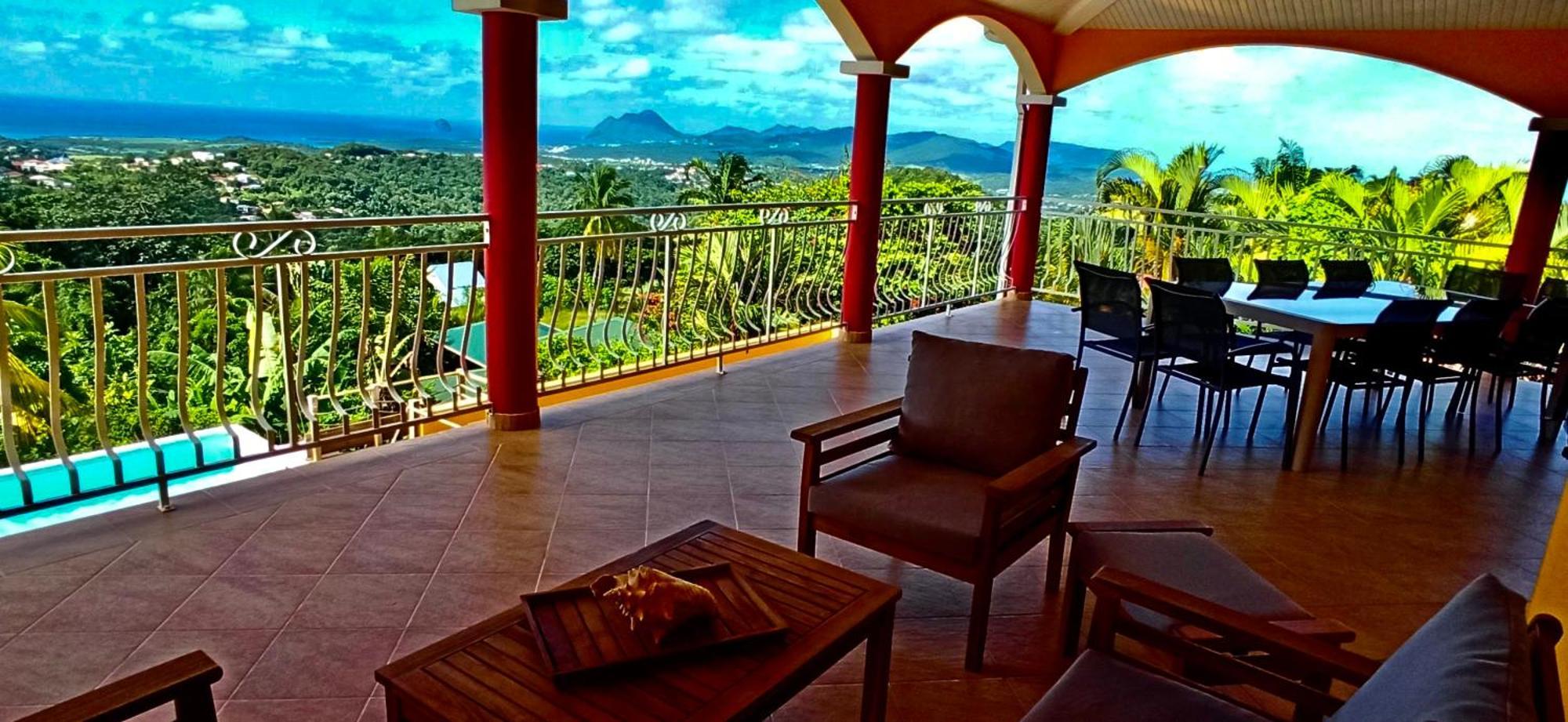 Villa Cosaroe 6-14 Pers Piscine Et Superbe Vue Mer Panoramique Riviere-Salee Εξωτερικό φωτογραφία