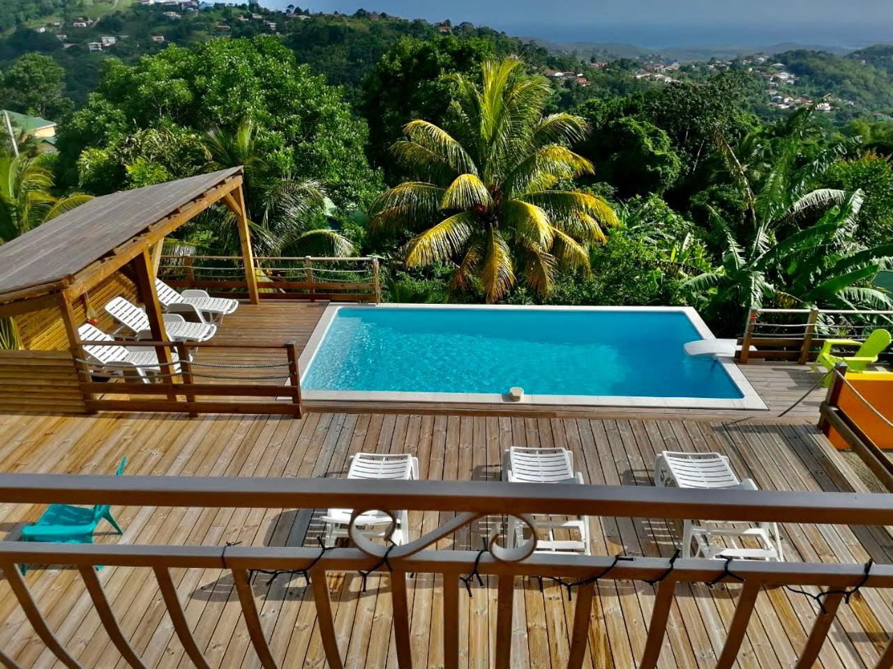 Villa Cosaroe 6-14 Pers Piscine Et Superbe Vue Mer Panoramique Riviere-Salee Εξωτερικό φωτογραφία